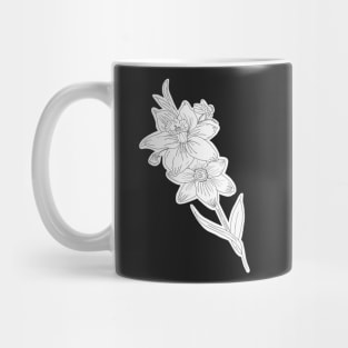 Black and white debut album daffodil ts1 Mug